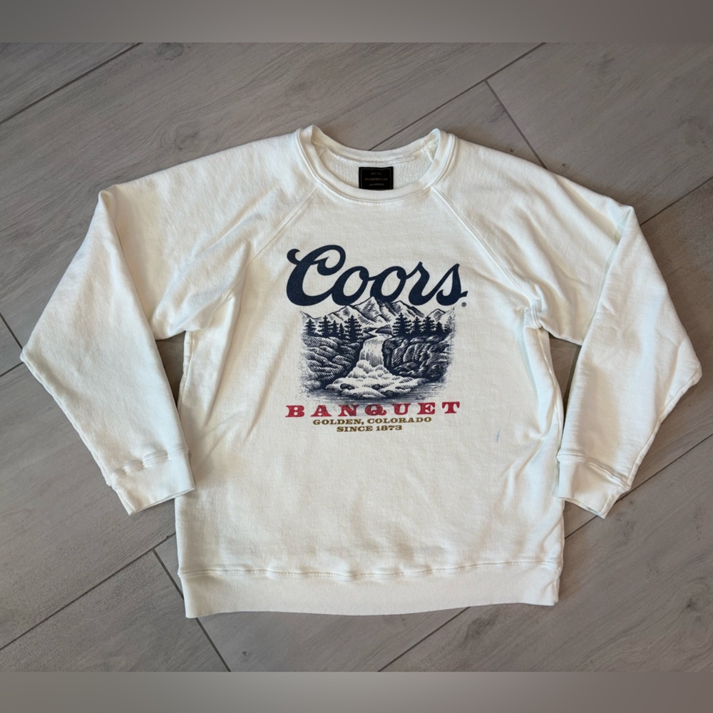 Free People Retro Brand “Coors” Sweatshirt Unisex